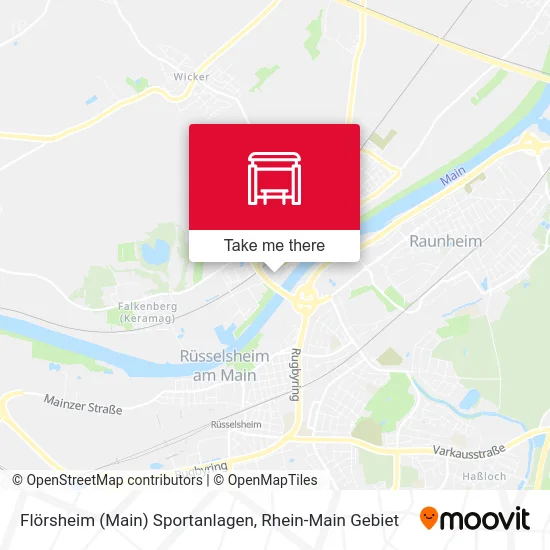 Карта Flörsheim (Main) Sportanlagen