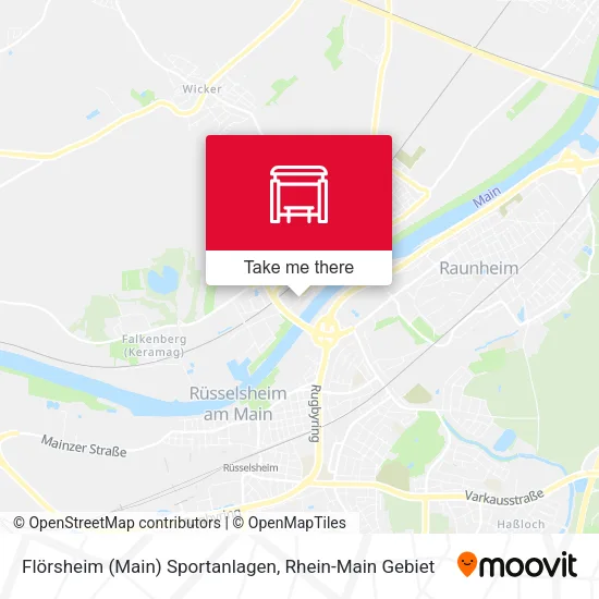 Карта Flörsheim (Main) Sportanlagen