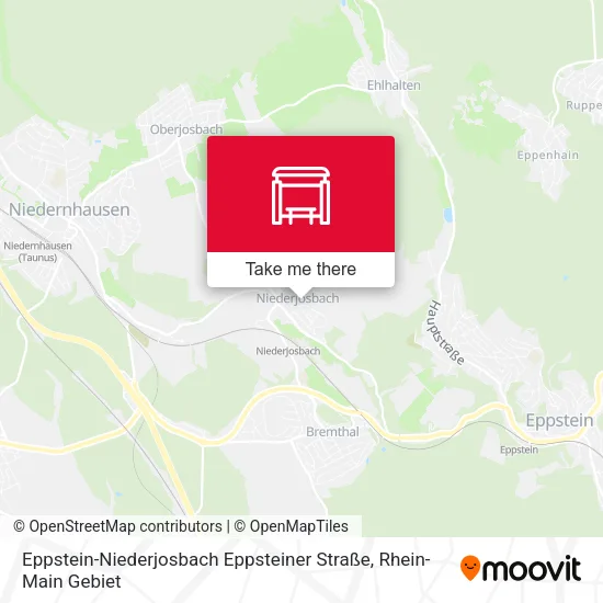 Карта Eppstein-Niederjosbach Eppsteiner Straße