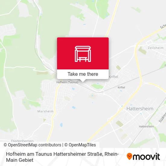 Карта Hofheim am Taunus Hattersheimer Straße