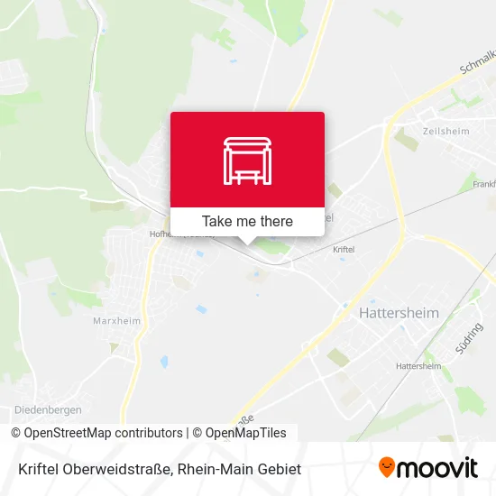 Карта Kriftel Oberweidstraße