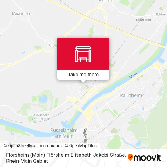 Карта Flörsheim (Main) Flörsheim Elisabeth-Jakobi-Straße