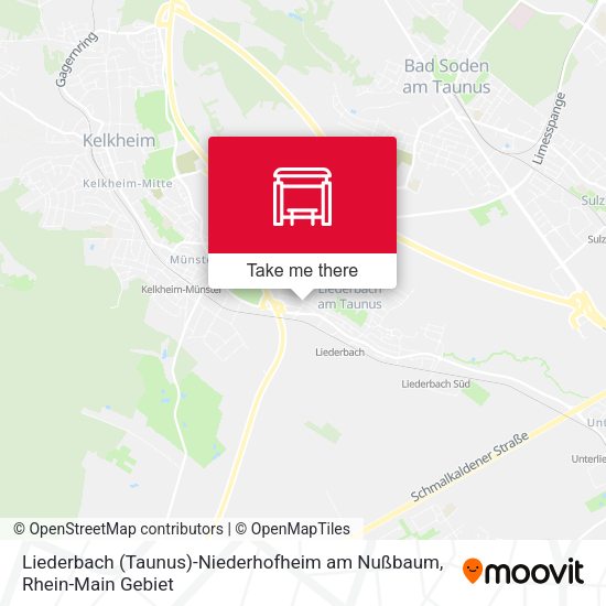 Liederbach (Taunus)-Niederhofheim am Nußbaum map