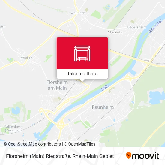 Карта Flörsheim (Main) Riedstraße