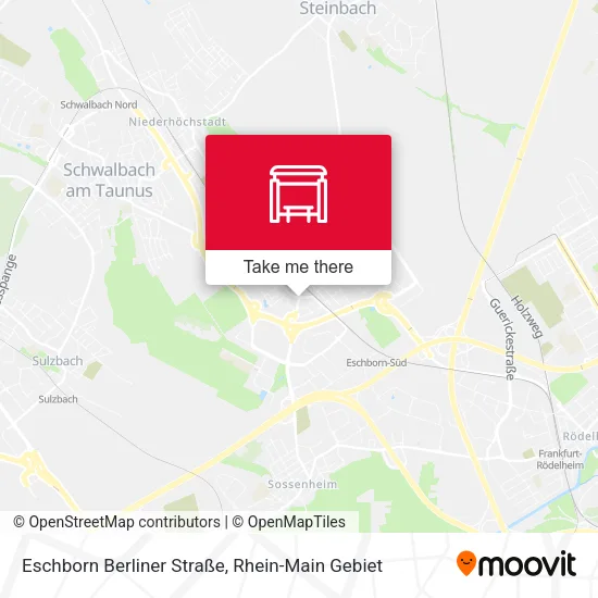 Карта Eschborn Berliner Straße