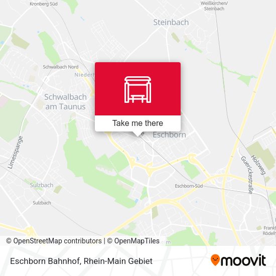 Eschborn Bahnhof map