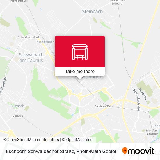Eschborn Schwalbacher Straße map