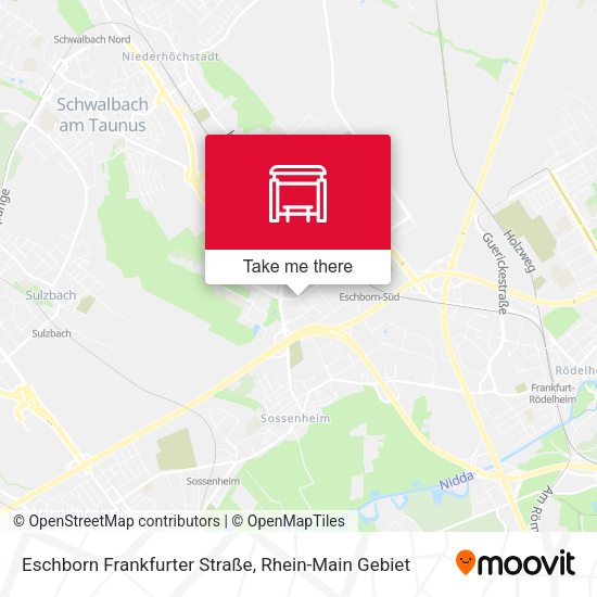 Eschborn Frankfurter Straße map