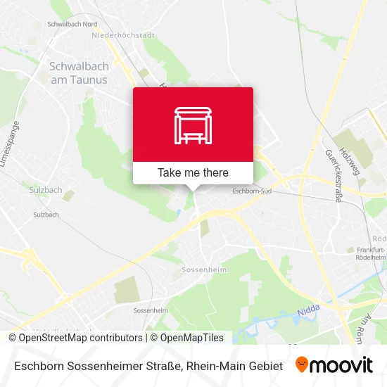Карта Eschborn Sossenheimer Straße