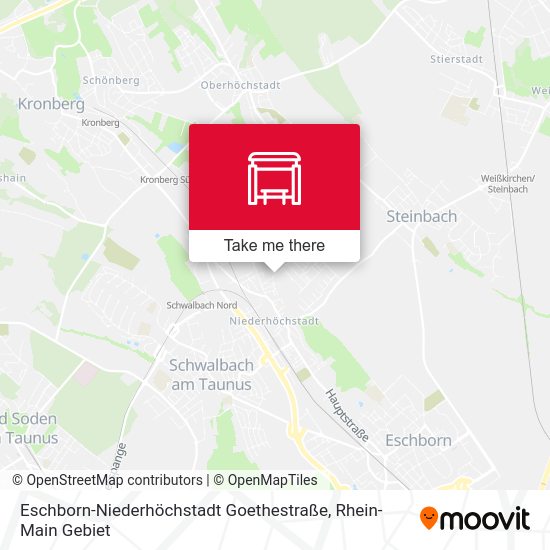 Eschborn-Niederhöchstadt Goethestraße map