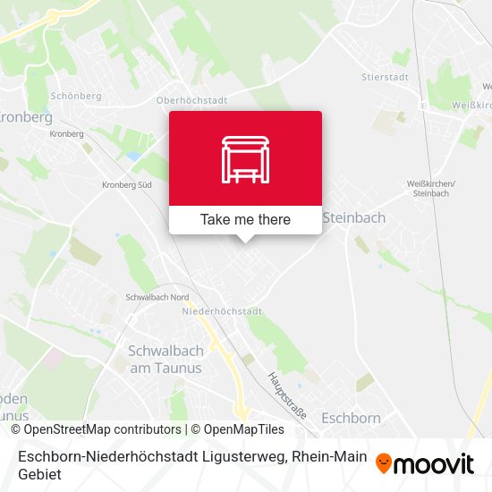 Eschborn-Niederhöchstadt Ligusterweg map