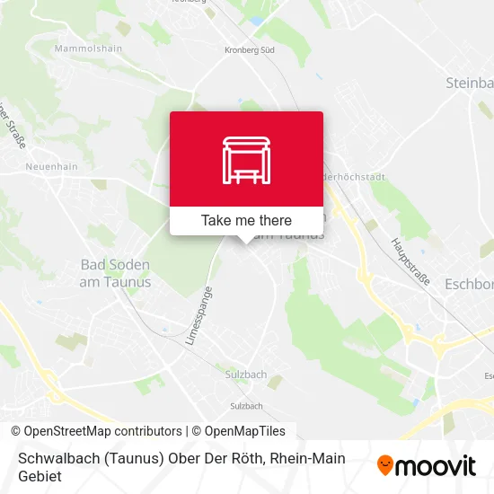Карта Schwalbach (Taunus) Ober Der Röth