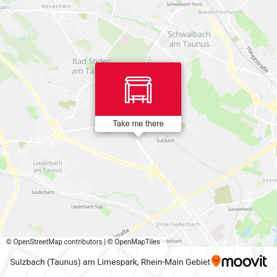 Карта Sulzbach (Taunus) am Limespark