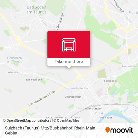 Sulzbach (Taunus) Mtz / Busbahnhof map