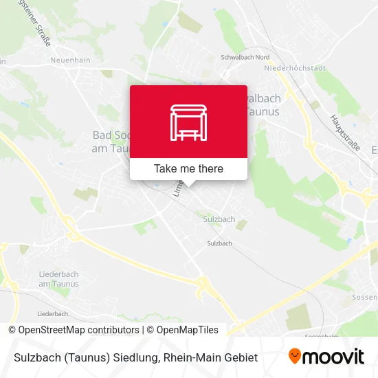 Карта Sulzbach (Taunus) Siedlung