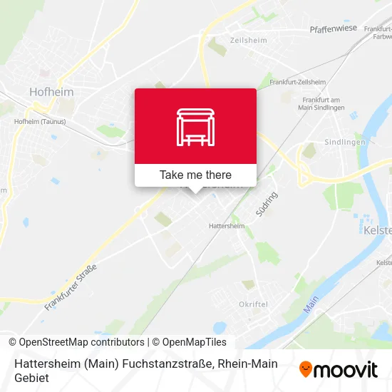Карта Hattersheim (Main) Fuchstanzstraße