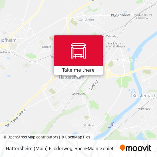 Hattersheim (Main) Fliederweg map