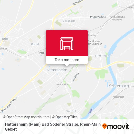 Hattersheim (Main) Bad Sodener Straße map