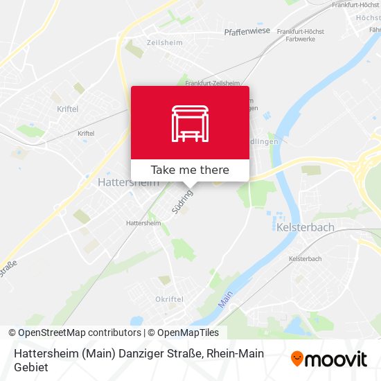 Hattersheim (Main) Danziger Straße map