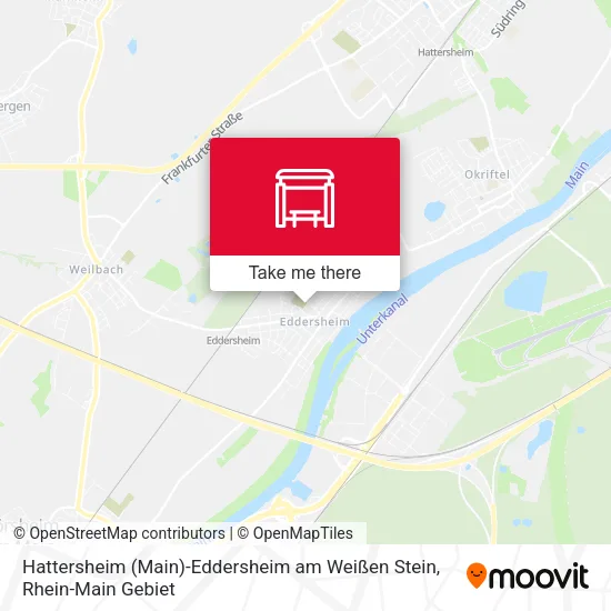 Карта Hattersheim (Main)-Eddersheim am Weißen Stein