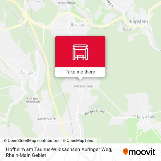 Hofheim am Taunus-Wildsachsen Auringer Weg map