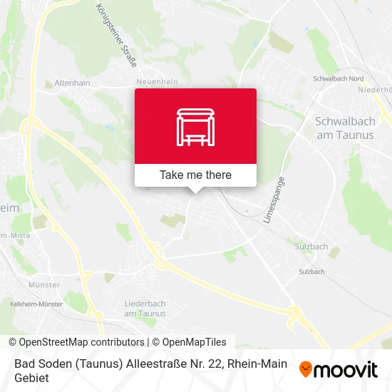 Bad Soden (Taunus) Alleestraße Nr. 22 map