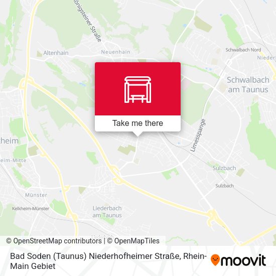 Bad Soden (Taunus) Niederhofheimer Straße map
