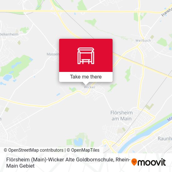 Карта Flörsheim (Main)-Wicker Alte Goldbornschule