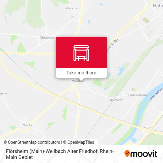 Карта Flörsheim (Main)-Weilbach Alter Friedhof