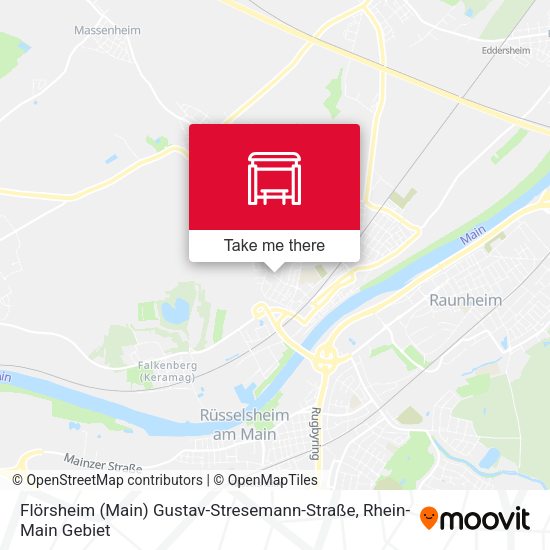 Карта Flörsheim (Main) Gustav-Stresemann-Straße