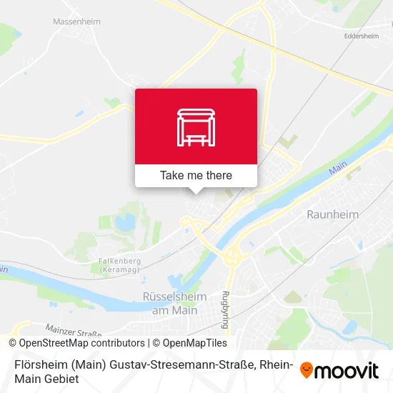 Карта Flörsheim (Main) Gustav-Stresemann-Straße