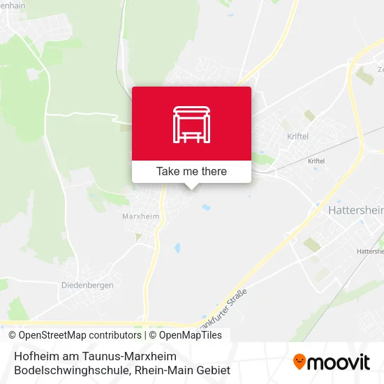 Карта Hofheim am Taunus-Marxheim Bodelschwinghschule