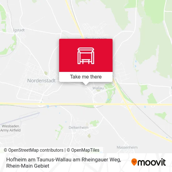 Карта Hofheim am Taunus-Wallau am Rheingauer Weg