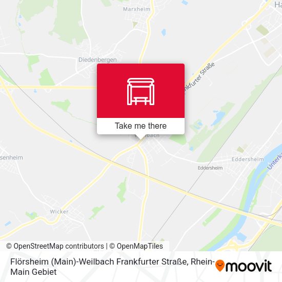 Flörsheim (Main)-Weilbach Frankfurter Straße map