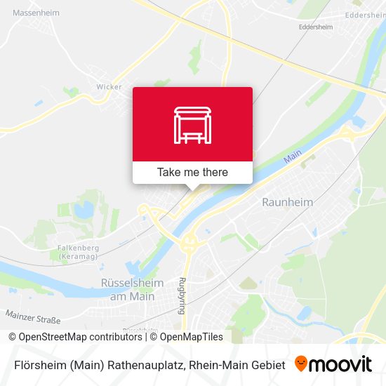 Flörsheim (Main) Rathenauplatz map