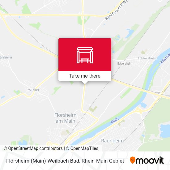 Flörsheim (Main)-Weilbach Bad map