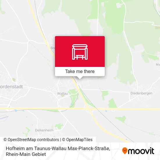Карта Hofheim am Taunus-Wallau Max-Planck-Straße