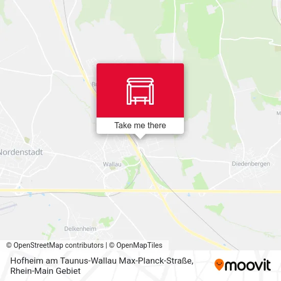 Карта Hofheim am Taunus-Wallau Max-Planck-Straße