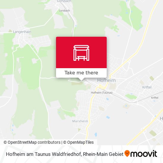 Hofheim am Taunus Waldfriedhof map