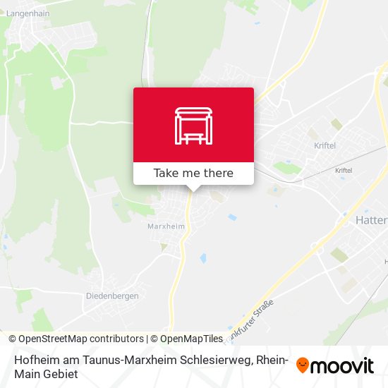 Карта Hofheim am Taunus-Marxheim Schlesierweg