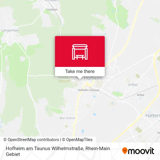 Карта Hofheim am Taunus Wilhelmstraße