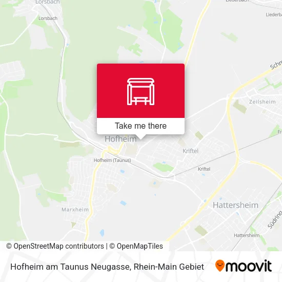Карта Hofheim am Taunus Neugasse