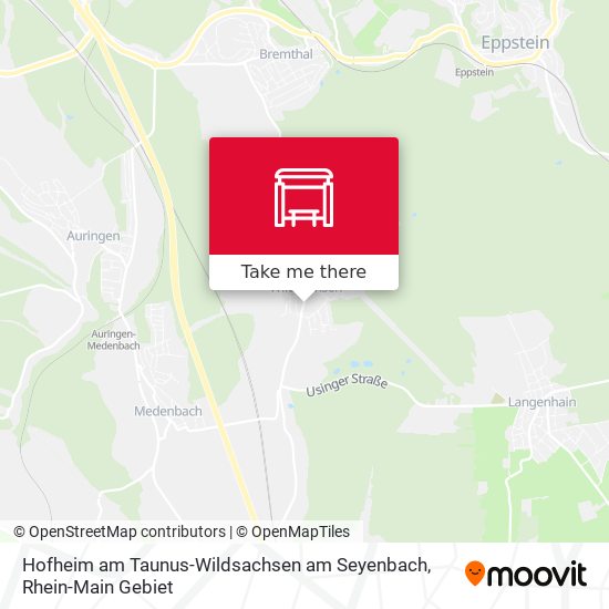 Hofheim am Taunus-Wildsachsen am Seyenbach map