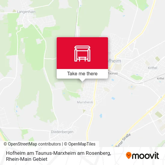 Карта Hofheim am Taunus-Marxheim am Rosenberg