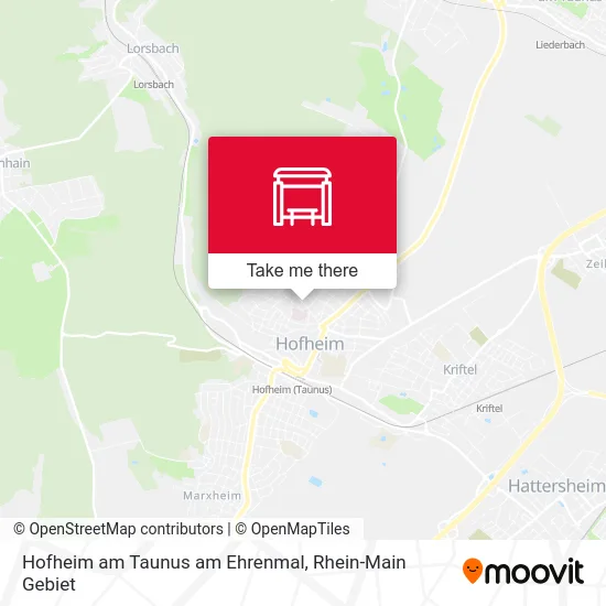 Карта Hofheim am Taunus am Ehrenmal