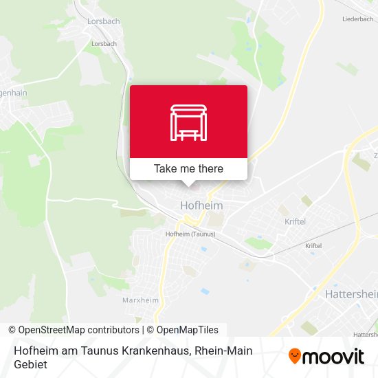 Hofheim am Taunus Krankenhaus map