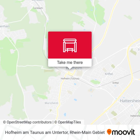 Карта Hofheim am Taunus am Untertor