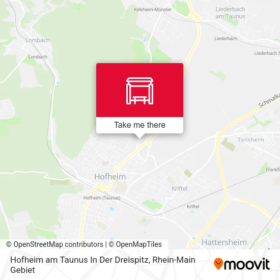 Карта Hofheim am Taunus In Der Dreispitz