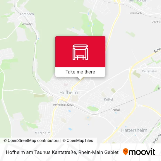 Карта Hofheim am Taunus Kantstraße