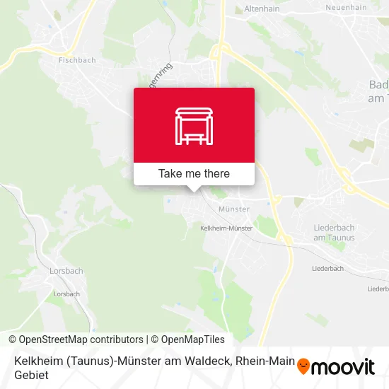 Карта Kelkheim (Taunus)-Münster am Waldeck
